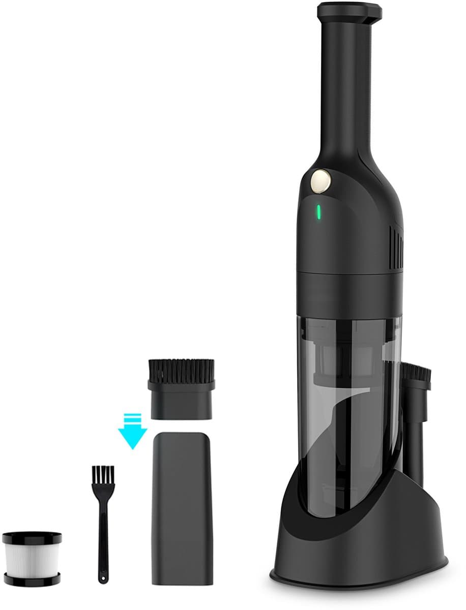 VacniQ H6X Handheld Stofzuiger - Oplaadbare Autostofzuiger Draadloos - Krachtige Draagbare Handstofzuiger voor Auto, Huis, Houten Vloer, Kantoor, Snelle Schoonmaakbeurten — afbeelding 1