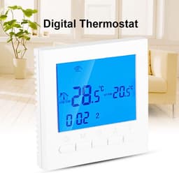 Programmeerbare Wifi Thermostaat met LCD Display - Draadloze Digitale Tijdprogramma Keuze — thumbnail 3