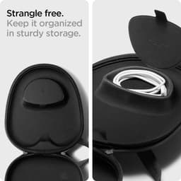 Robuuste Draagtas voor AirPods Max Headset - Beschermhoes in Antracietgrijs — thumbnail 2