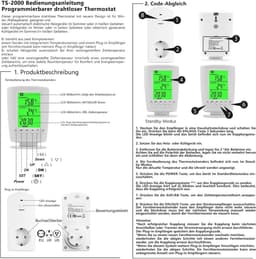 Draadloze Temperatuurgestuurde Socket voor Verwarming en Koeling — thumbnail 4
