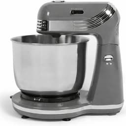 Multifunctionele Keukenrobot 3L – Deegmixer & Kneedmachine met Mengkom – Keukenmachine voor Mixen en Kneden – 250W – Grijs — thumbnail 1