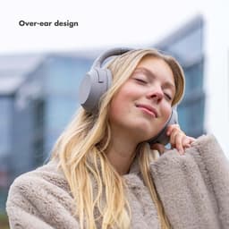 Selencia Urban Play Koptelefoon - Draadloze Koptelefoon met Active Noise Cancelling - Bluetooth Headphones - Cosy Grey — thumbnail 4
