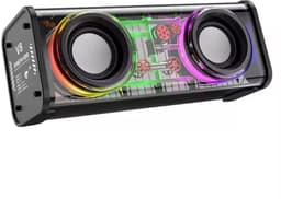 Fivesquare MechaDual RGB Speaker – Transparante Bluetooth Speaker met Dual 3W Stereo, Bass Boost & RGB Licht — thumbnail 3