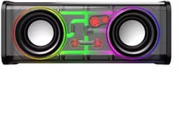 Fivesquare MechaDual RGB Speaker – Transparante Bluetooth Speaker met Dual 3W Stereo, Bass Boost & RGB Licht — thumbnail 2