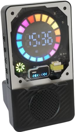 Fivesquare MechaStand RGB Speaker – Bluetooth Speaker met Mecha Design, Telefoonhouder, Alarmklok & 5W RGB Licht — thumbnail 4