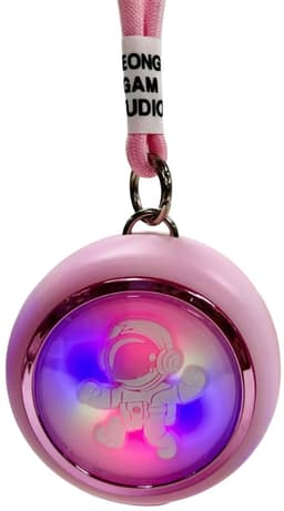 AstroMini RGB Bluetooth Speaker – Astronaut Design – 3W Stereo Sound – RGB Licht – TF-kaart – Draagbaar Mini Speaker Paars — thumbnail 2