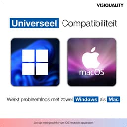 VisiQuality High-Speed Externe Harde Schijf 1 TB - Draagbare Harde Schijf USB 3.0 - Voor Windows & Mac - Xbox & PS4 games - Compact - Met handleiding - Blauw — thumbnail 2