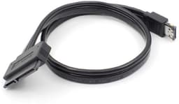 Dual Power 12V en 5V eSATAp naar SATA-kabel voor 2,5 en 3,5 inch harde schijven — thumbnail 2