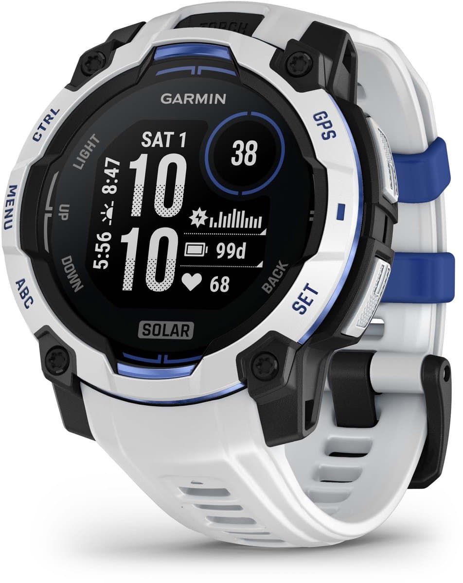 Garmin Instinct 3 Solar Wit 50 mm — afbeelding 1