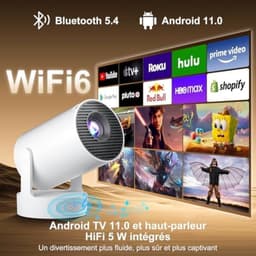 Compacte HD videoprojector met draadloze connectiviteit en Android — thumbnail 2