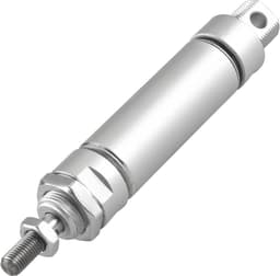 Pneumatische slanke Air Cilinder 25mm Bore 50mm Stroke Double Acting — thumbnail 3