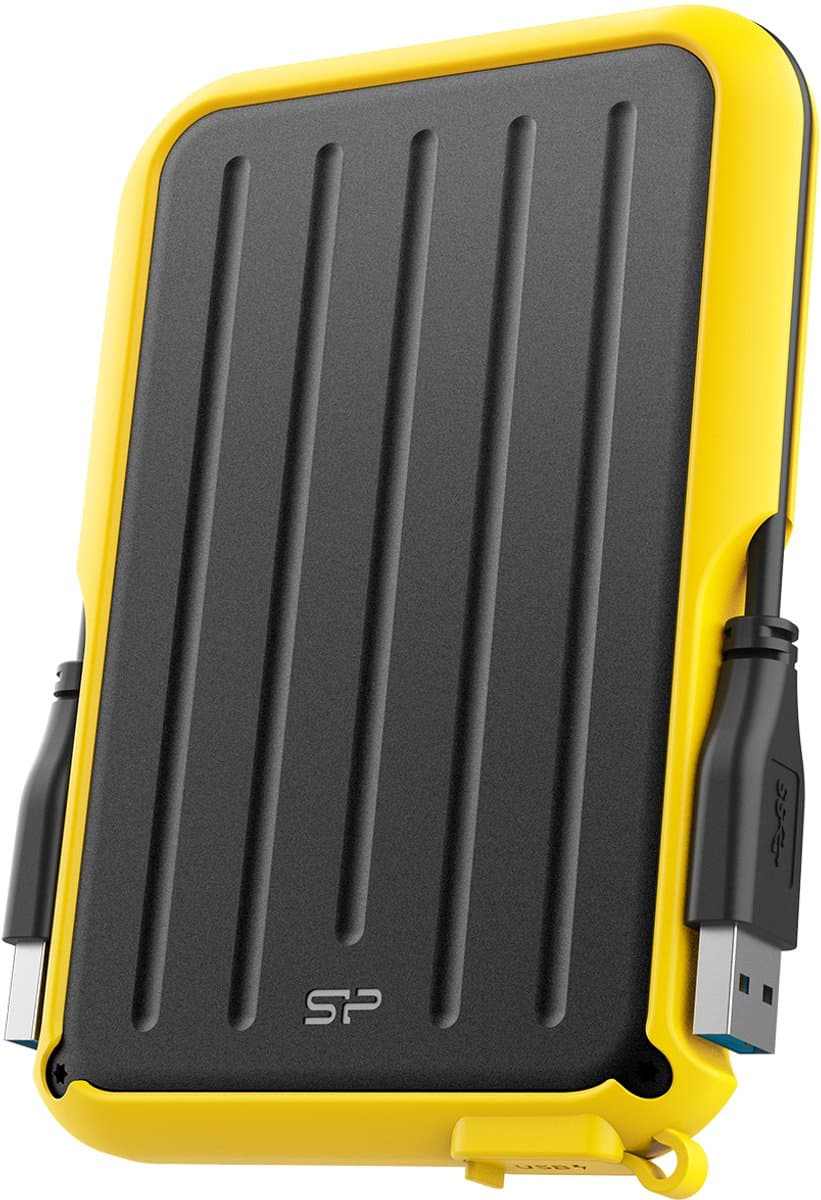 Silicon Power - Armor A66 - Portable USB 3.2 - Externe Harde Schijf - 1TB - Geel — afbeelding 1