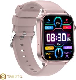 TRESTO - GlucoWatch - ECG Hartslagmeter - horloge - meter - Smartwatch - Lichtroze — thumbnail 3