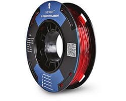 Flexible 3D Filament 1.75mm TPU - 250g in Rood