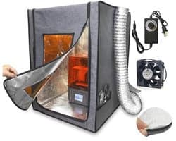 Multifunctionele 3D-printerbehuizing met verstelbare ventilatie en geurfilter