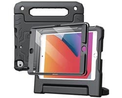 Kinderen Beschermhoes voor iPad mini 5/4/3/2/1 met Schermbeschermer en Schokbestendig Handvat