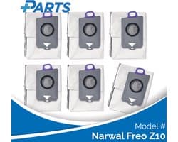 Narwal Freo Z10 Stofzakken (6 Stuks, Plus.Parts® alternatief voor CP-PJ-A00129-00-00)