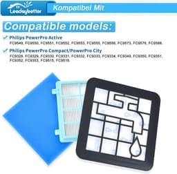 Drie filterpatronen van het model FC9331/09, geschikt voor Philips stofzuigers met stofzak FC8010/02, FC9332/09, FC9329, FC9555, FC9333 en FC9330. — thumbnail 4