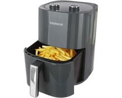 Heteluchtfriteuse Zonder Olie - Compacte Airfryer met Timer en Antiaanbaklaag