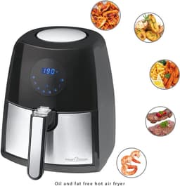 Hot air fryer 2.5 liter - 7 programma's - LED-display - 1500 W — thumbnail 4