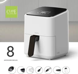 4 Liter Heteluchtfriteuse met 8 Accessoires en 7 Vooraf Ingestelde Programma's — thumbnail 5