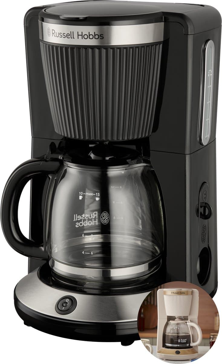 Russell Hobbs Brontë Zwart - Koffiezetapparaat - 26780-56 — afbeelding 1