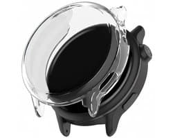 Screenprotector case - geschikt voor Garmin Vivoactive 6 - flexibel en zacht - TPU full cover hoesje - volledige bescherming - transparant