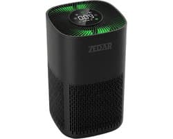 Luchtreiniger / Air Purifier met APP en HEPA 13 filter + koolstoffilter - Werkt tegen huisstofmijt, hooikoorts, allergie, stof, - 210 m³/u - Zedar L600