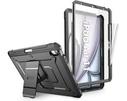 Robuuste Hoes voor iPad Air 11 Inch M2 2024 met Schermbeschermer en Potloodhouder