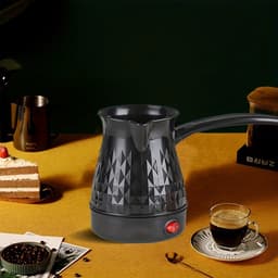 Elektrisch Koffiezetapparaat - Espressomachine - 500 Ml Arabisch - inductie - Machine Pot Warmer Ketel - Turkse koffiekan - voor camping,Thuis, Thee, Koffie - stijlvol - zwart — thumbnail 4