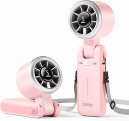 Draagbare Handheld Turboventilator met 5 Versnellingen - 3-in-1 Ventilator voor Outdoor Activiteiten, Reizen en Werk — thumbnail 2