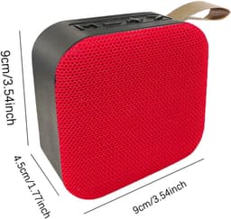 Wireless Speaker - Draagbare Mini Bluetooth Speaker - Draadloze Luidspreker Waterdichte Stereo Sound Draadloze Luidspreker - Met Handvat - 4.2 Bluetooth Speaker - Geschikt voor feesten, thuis, buiten, reizen - zwart — thumbnail 5