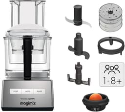 Magimix CS 5200 XL Premium Foodprocessor - Keukenmachine met Sapcentrifuge - Mat Chroom — thumbnail 3