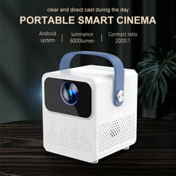 NAXSIR Beamer voor Thuis - Full HD 600P Draagbare Projector - Slaapkamer & Buiten — thumbnail 4