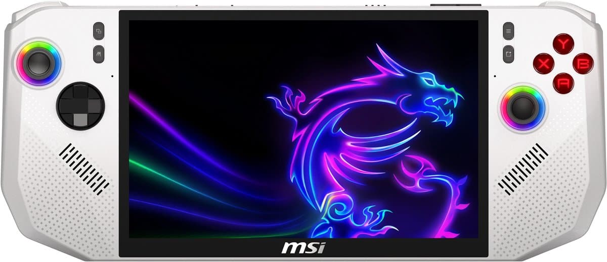 MSI Handheld Claw A8 - Gaming Handheld - AMD Ryzen Z2 Extreme-processor - 8 inch - 1TB SSD - Wit — afbeelding 1