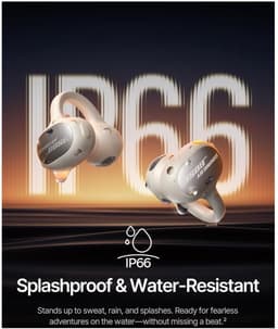 Baseus Open-Ear Clip-On Draadloze Bluetooth Oordopjes - Inspire XC1 Earbuds - Sound by Bose - IP66 Waterbestendig - Sporten & Hardlopen - Wit — thumbnail 2