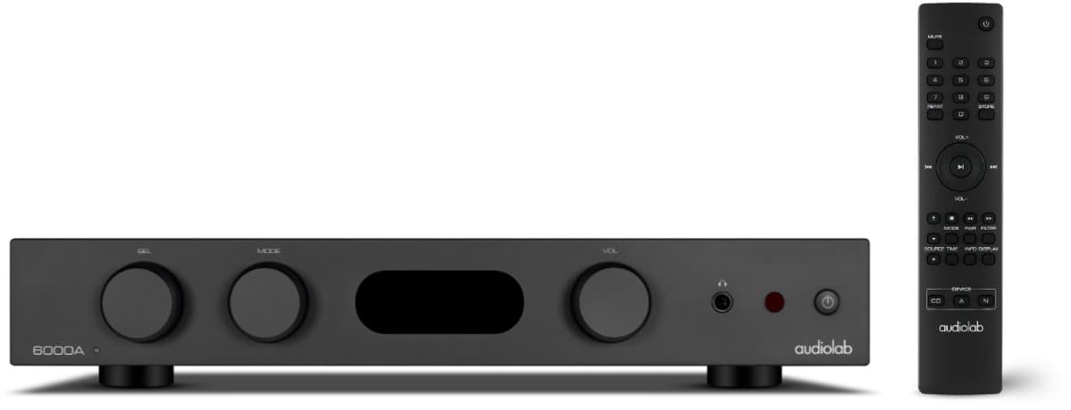 Audiolab 6000A MKII Stereo Versterker – 2x 75W – met HDMI ARC, Bluetooth en DAC – Voor TV, Stereo en Vinyl – Zwart — afbeelding 1