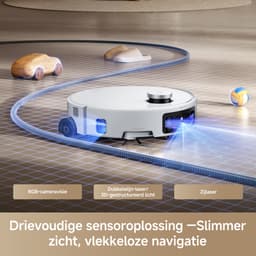 MOVA Z60 Ultra Roller Standalone – Robotstofzuiger met Dweilfunctie - 26.000 Pa Zuigkracht - Zelfreinigend Station & Tapijtbeveiliging - Geschikt voor huisdierharen, alle vloertypen en tapijten — thumbnail 4
