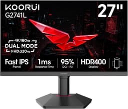Koorui G2741L - 4K IPS Gaming Monitor - 27 Inch - 160 Hz - 1 ms — thumbnail 1