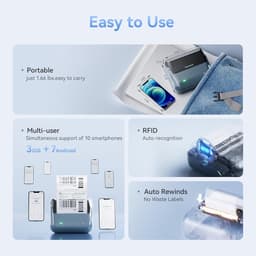 Niimbot B4 - Labelprinter Thermal Print Space Blue — thumbnail 4
