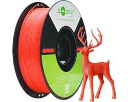Creality Ultra PLA Filament - rood - 1,75 mm - 1 kg - Hoge Snelheid 30-300 mm/s - Environmentally Friendly - Voor de meeste 3D-printers Creality Ender K1, K1C, K2 Plus - 3D Printing Consumables - Strawberry Cream Red