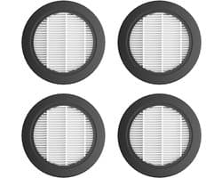 HEPA Filter Accessoires voor Authmic Steelstofzuigers – Set van 4 – Geschikt voor Authmic AZA62, AZA63 en AZA64