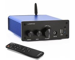 Hifi Versterker 200W met Bluetooth en Diverse Ingangen voor Optimaal Geluid