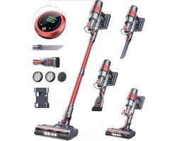 Draadloze stofzuiger met krachtige zuigkracht en geluidsreductie