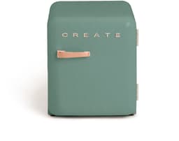 CREATE - Koelkast in retrostijl - Sage - Handvat Roségoud - FRIDGE RETRO 48L — thumbnail 1