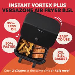 XXL Heteluchtfriteuse met Dubbele Kamer - 8-in-1 Multifunctioneel — thumbnail 5