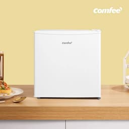 Mini Koelkast 43L met IJsblokjes Compartment - Klein voor Slaapkamer en Kantoor, In hoogte verstelbare Voetjes, Energiekosten 100 kWh/jaar, Witte Koelkast — thumbnail 4