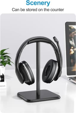 Hoofdtelefoonhouder met Afneembare TPU Antislip Siliconen - Geschikt voor Over-Ear en Gaming — thumbnail 2