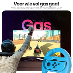 Phreeze 23 delige accessoire set geschikt voor Nintendo Switch accessoires - met stuur, sports accessoires, houder, grips, tafeltennis, zwaard, golf, voetbal, bowlen - Cadeau voor kerst, sinterklaas en verjaardag — thumbnail 5