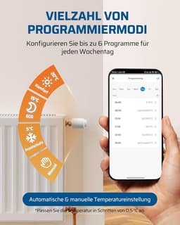 Slimme WiFi Thermostaat - Programmeerbaar voor Vloerverwarming en Radiatoren — thumbnail 5